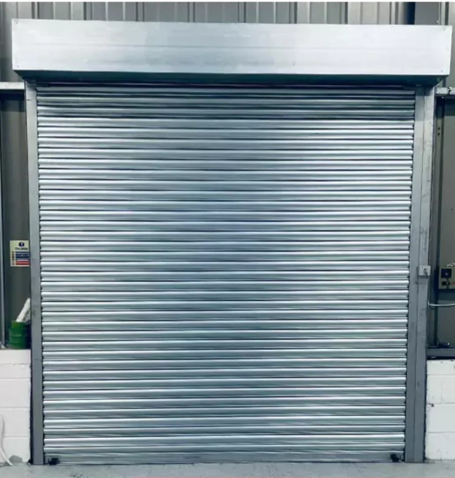Finished steel roller shutter installed by Excel